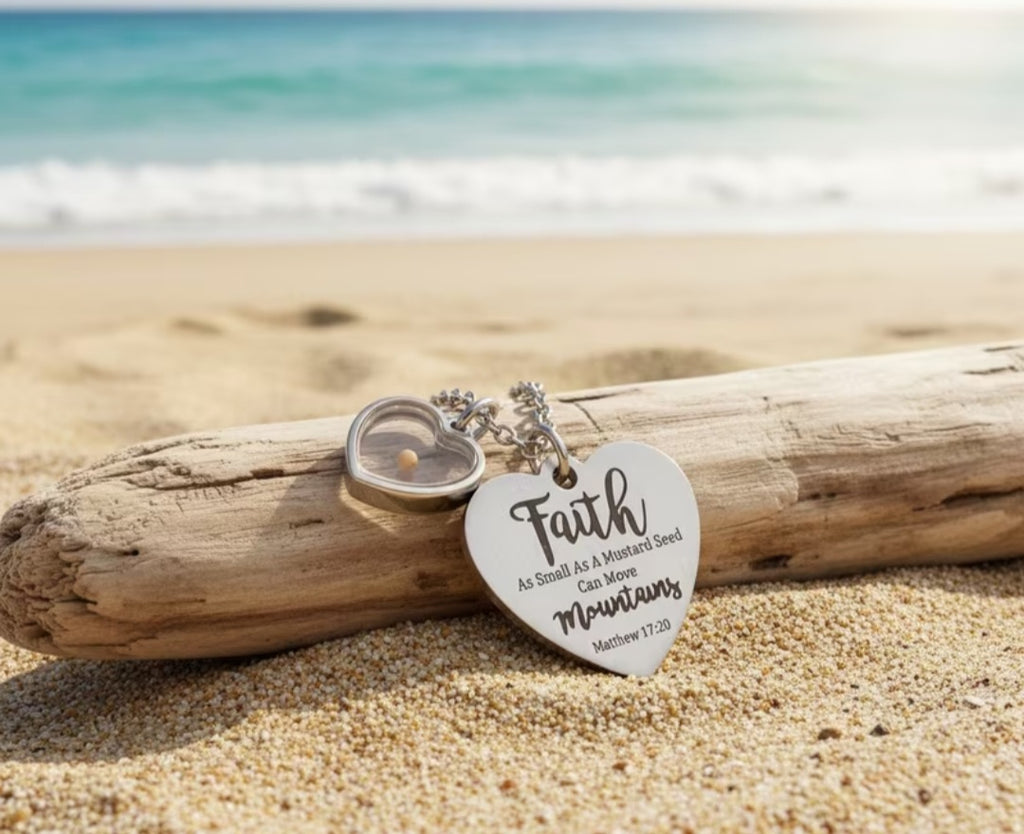 Mustard seed Faith Necklace