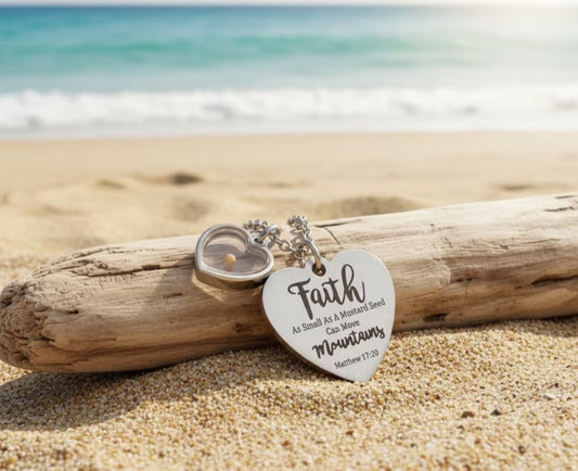 Mustard seed Faith Necklace
